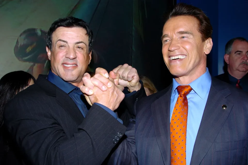 Sylvester Stallone with co-star