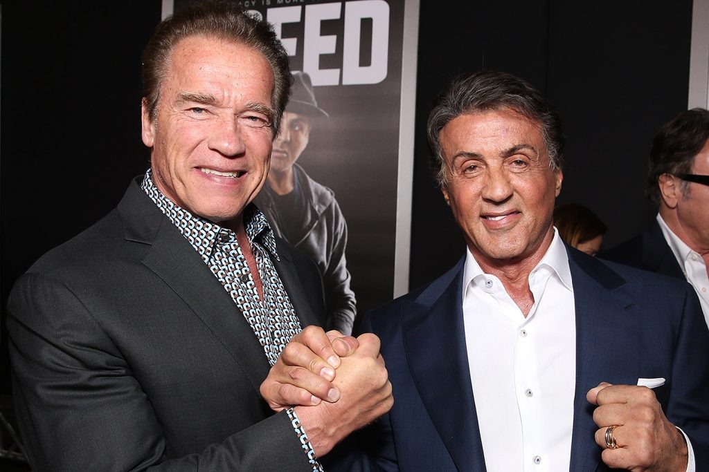Sylvester Stallone and Arnold Schwarzenegger Together