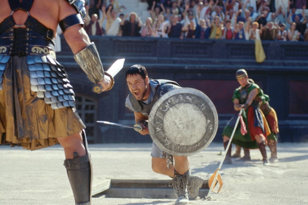 Russell Crowe in Gladiator 