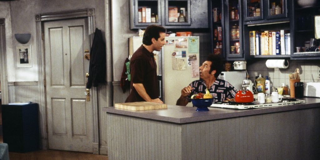 Jerry Seinfeld and Michael Richards | Credits: NBC