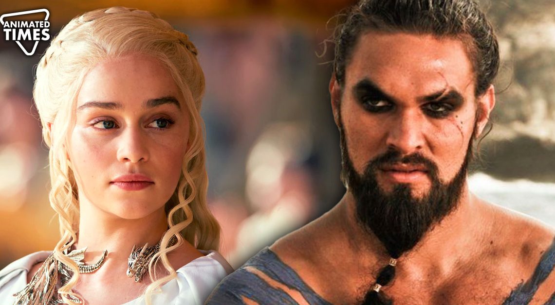 "I love Emilia": Jason Momoa Didn’t Want Ex-wife to Watch Him Get Hot and Heavy With Emilia Clarke but Ended Up “dreaming about it” 1 Jason Momoa Didn’t Want Ex-wife to Watch Him Get Hot and Heavy With Emilia Clarke but Ended Up “dreaming about it”