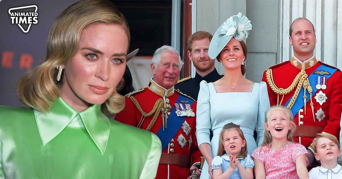 Emily Blunt Believes Royal Family Members Are Like Actors in Real Life