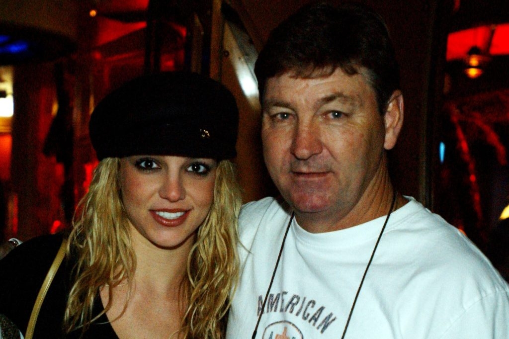 Britney Spears with her father