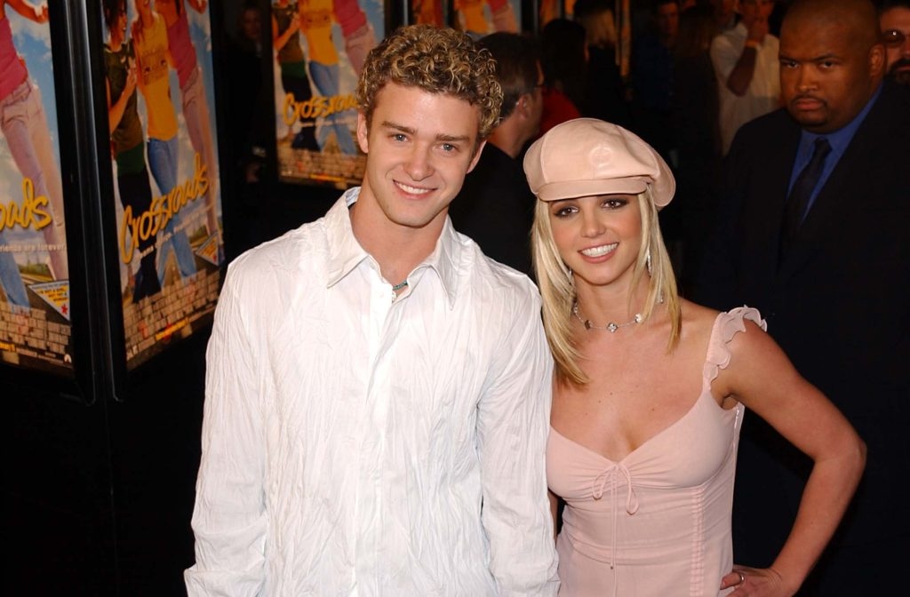Former couple Justin Timberlake and Britney Spears