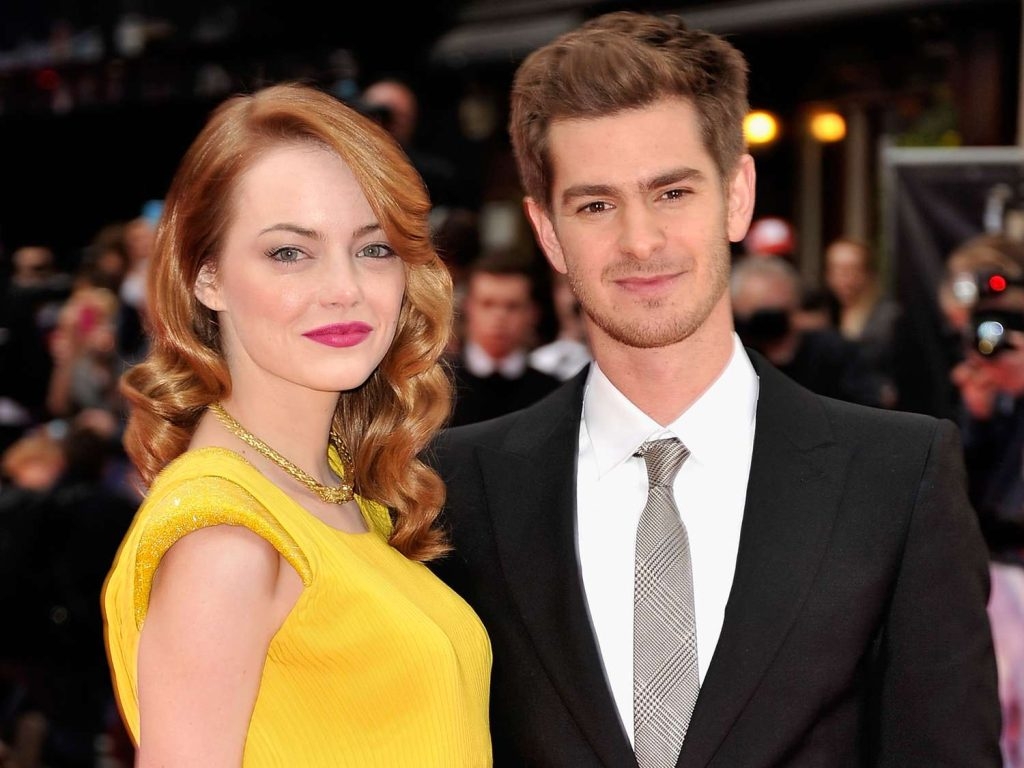 Former couple Emma Stone and Andrew Garfield 