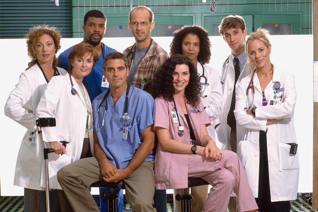ER Cast Including George Clooney, Laura Innes & Others