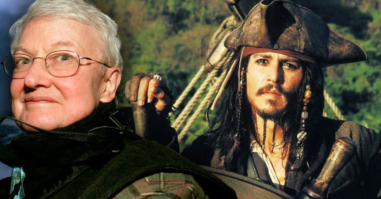 did roger ebert confirm johnny depp's jack sparrow is gay? pirates of the caribbean star was called a "drunken drag queen"