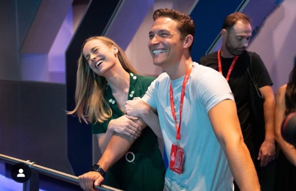 Brie Larson with ex-boyfriend 