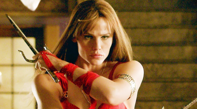 Jennefer Garner in 2005 film Elektra (image source JoBlo Movie Clips)