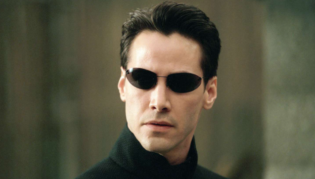 Keanu Reeves in Matrix (Source: People)