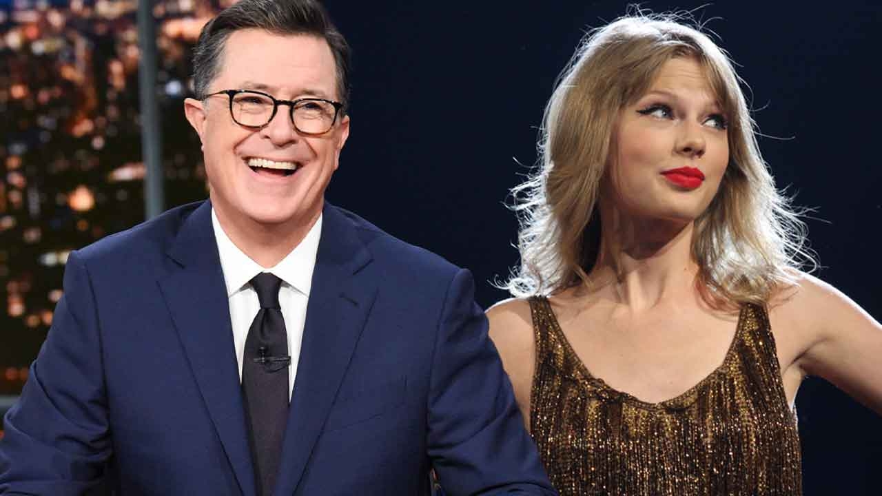 Stephen Colbert Said He’d Jump Off a Cliff For Taylor Swift After 1 Incident at the Grammys Made Him a Die-Hard Swiftie