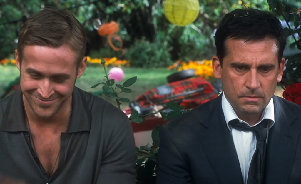 Ryan Gosling and Steve Carell in Crazy Stupid Love