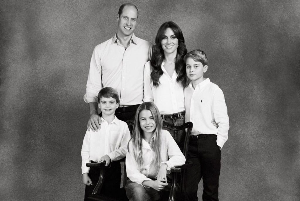 Prince Williams with his family
