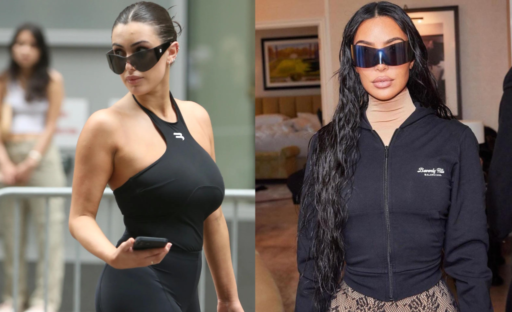 Bianca Censori and Kim Kardashian