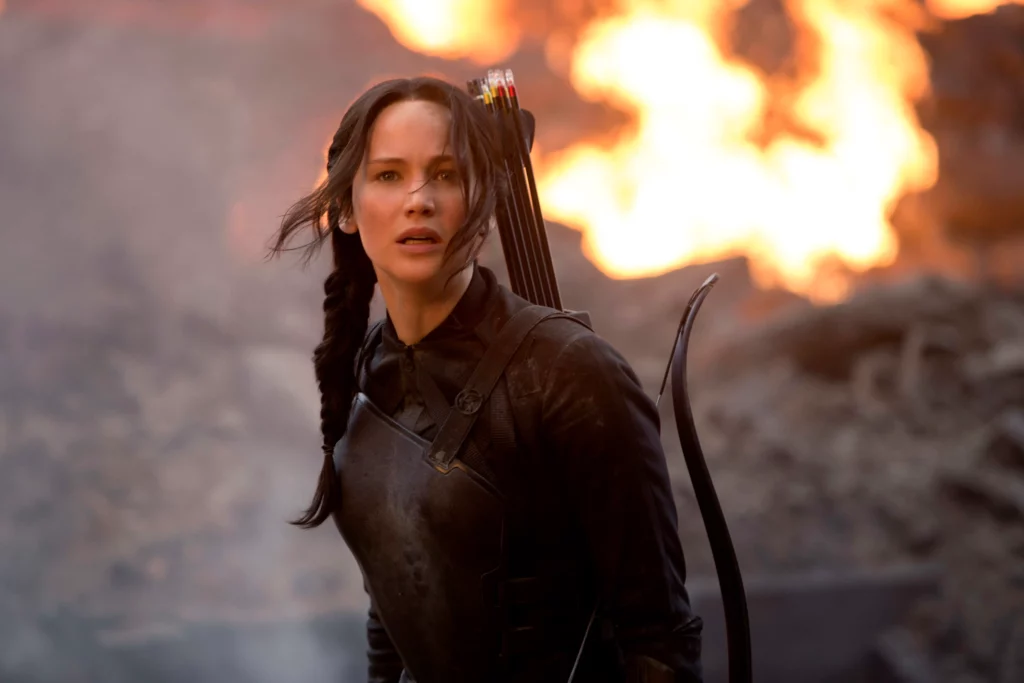 Jennifer Lawrence in The Hunger Games