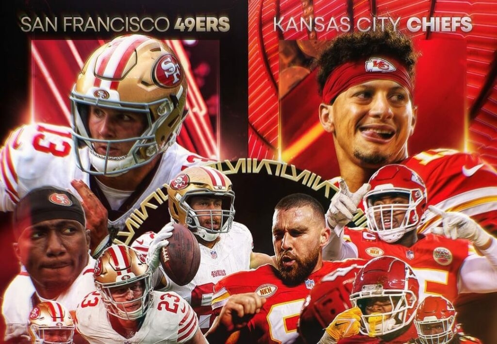 Kansas City Chiefs and San Francisco 49ers face off in Super Bowl LVIII