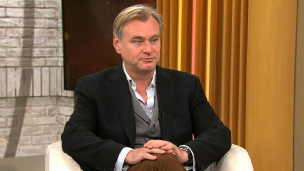 Christopher Nolan during CBS Morning interview