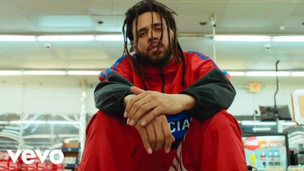 J. Cole in Middle Child music video