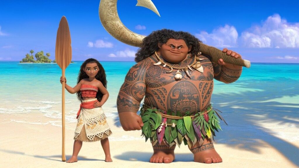 Moana and Maui