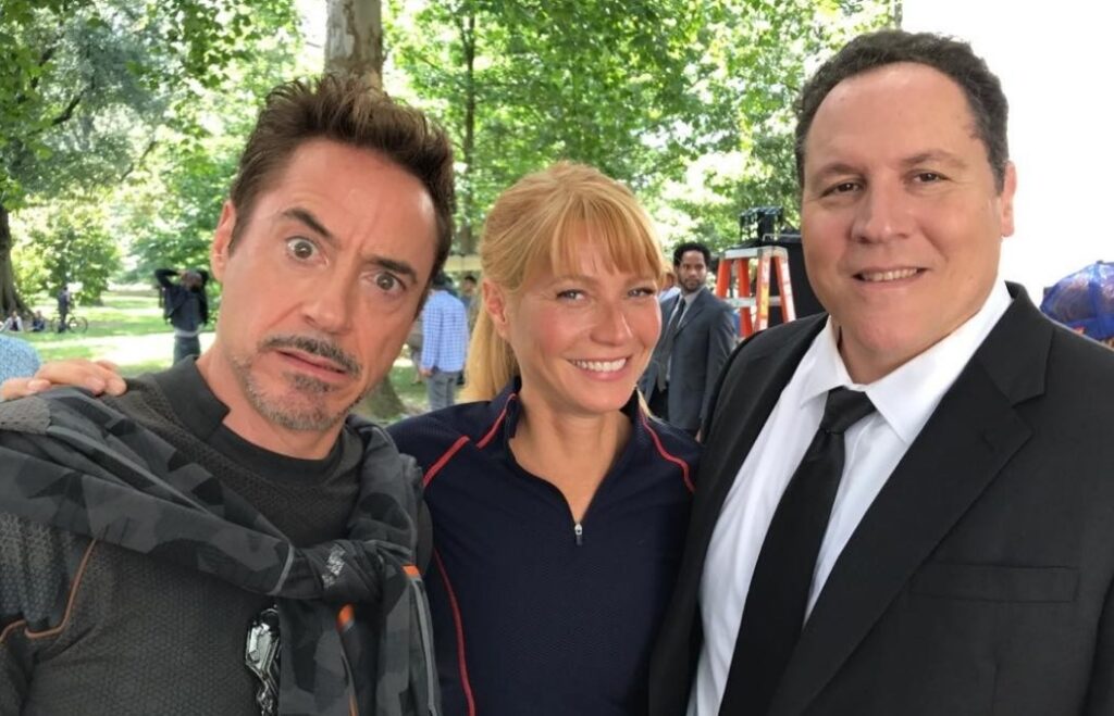 Robert Downey Jr., Gwyneth Paltrow and Jon Favreau