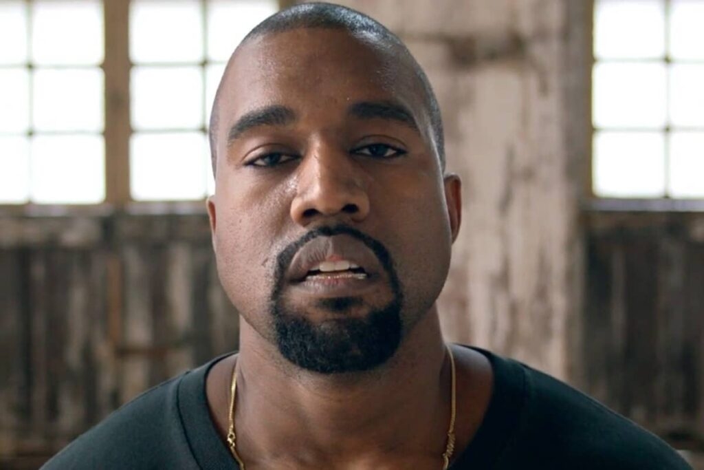 Kanye West in a still from I Feel Like That