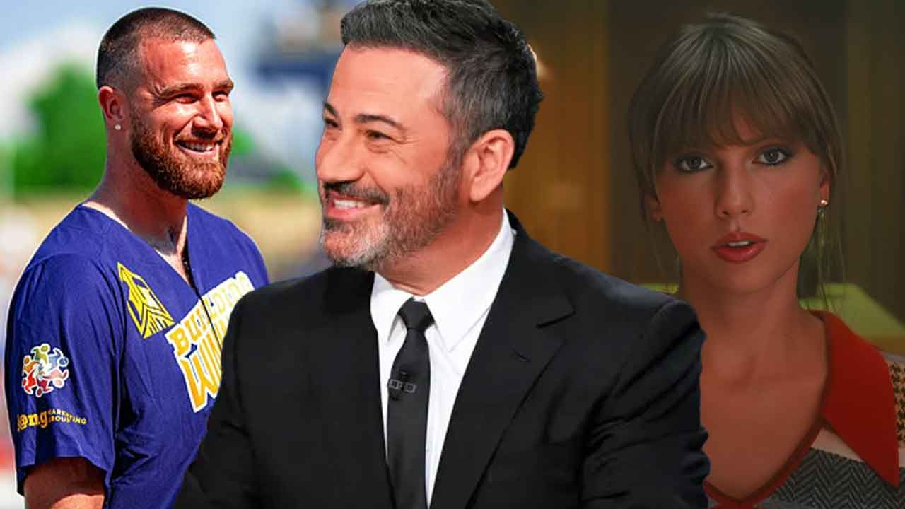 “He is now the highest paid tight end in NFL”: Jimmy Kimmel Calls Travis Kelce “Broke Boyfriend” of Taylor Swift After His Lucrative NFL Contract