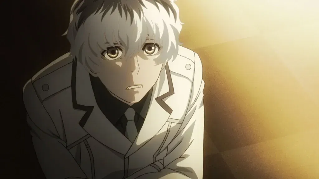 Kaneki as Sasaki Haise in Tokyo Ghoul √A