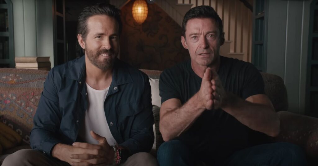 Ryan Reynolds and Hugh Jackman