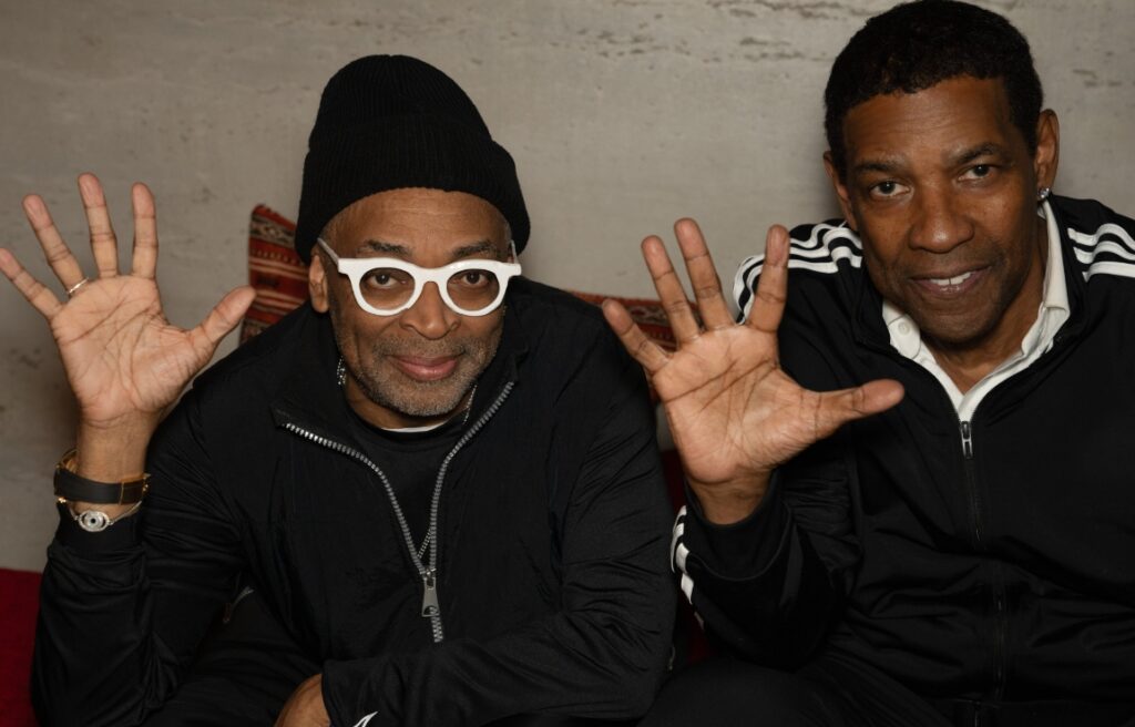 Spike Lee and Denzel Washington