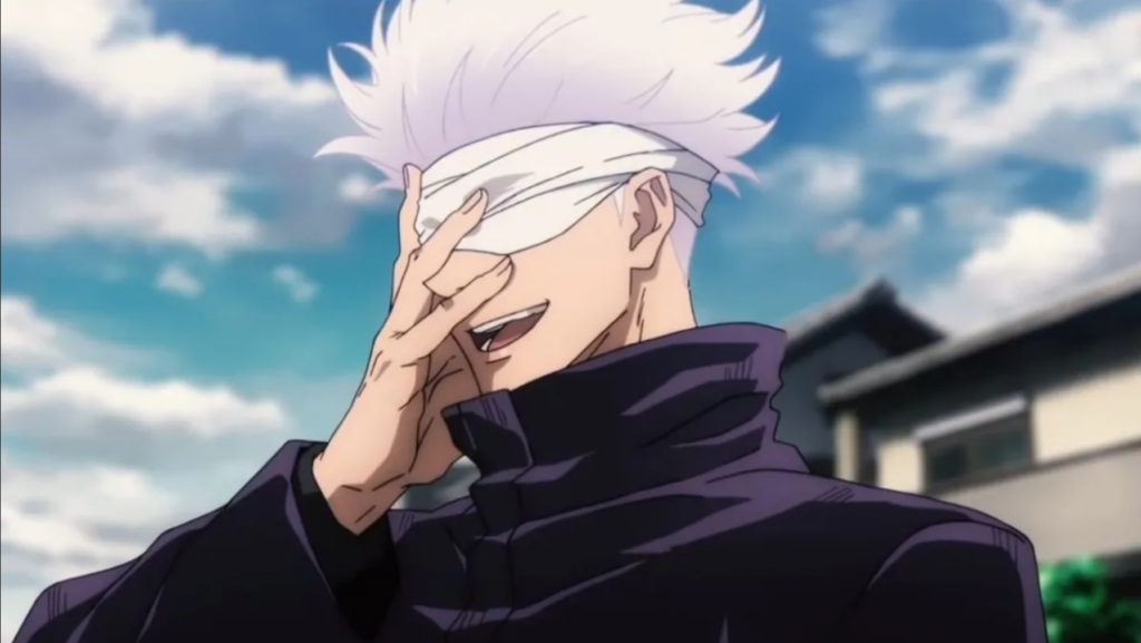 Gojo Satoru in his blindfold