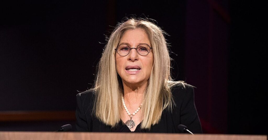 Barbra Streisand Gives Lecture at NIH