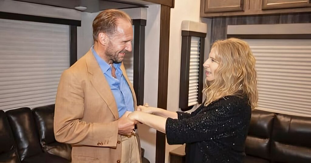 Ralph Fiennes and Barbra Streisand