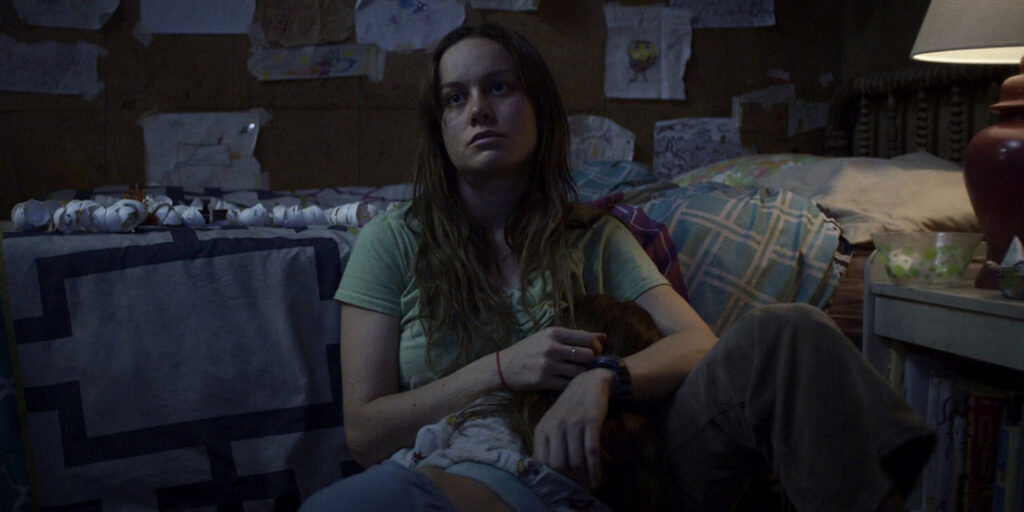 Brie Larson in a still from Room