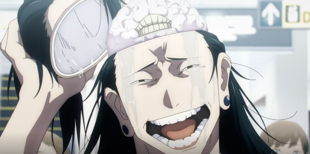 Kenjaku opens his brain wide