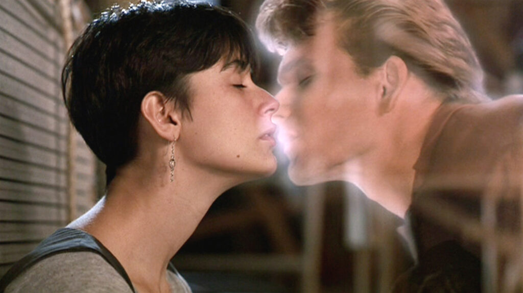 Demi Moore and Patrick Swayze in a still from Ghost