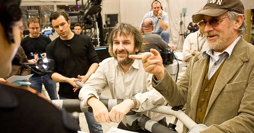 Steven Spielberg and Peter Jackson in The Adventures of Tintin