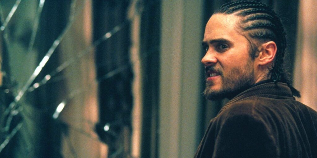 Jared Leto in a still from Panic Room