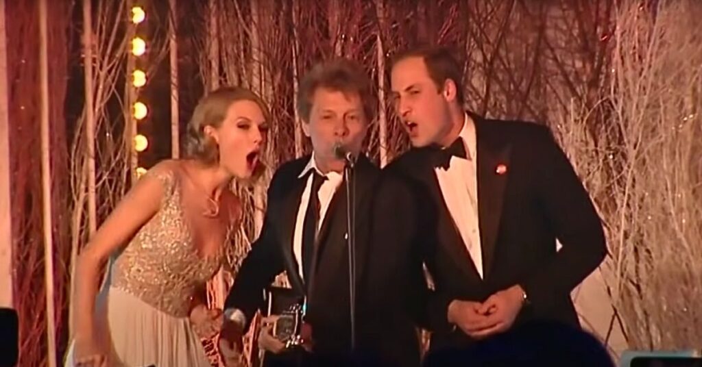 Prince William, Taylor Swift and Bon Jovi