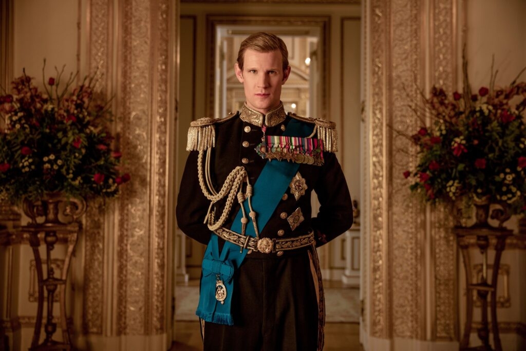Matt Smith as Prince Philip in The Crown