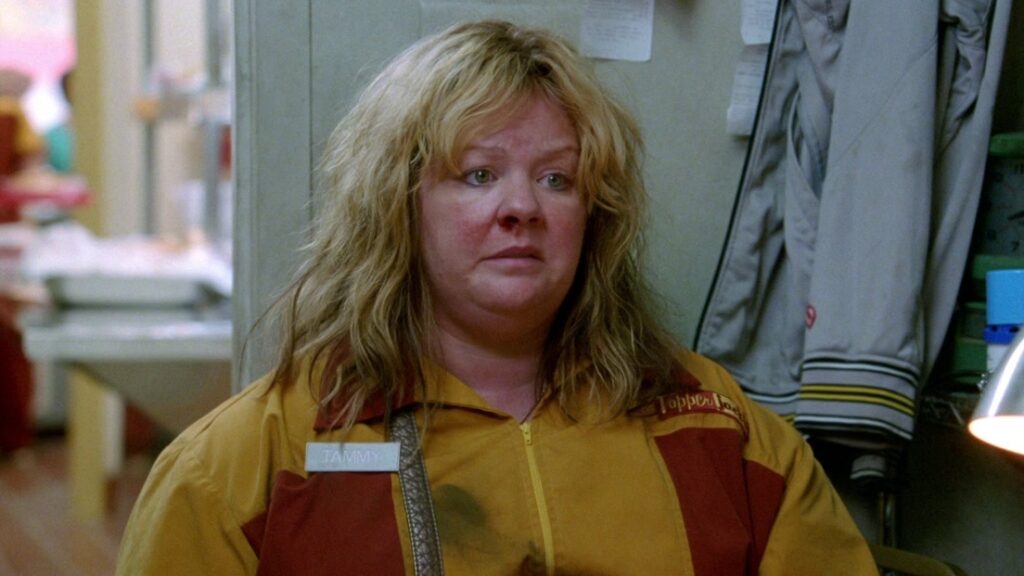 Melissa McCarthy in a still from Tammy