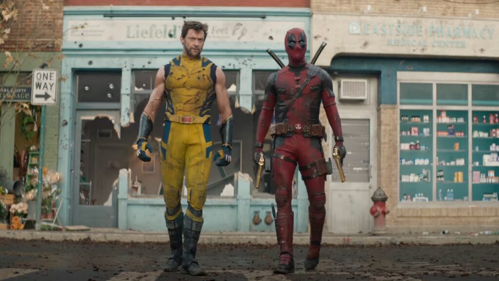 Ryan Reynolds and Hugh Jackman in Deadpool & Wolverine