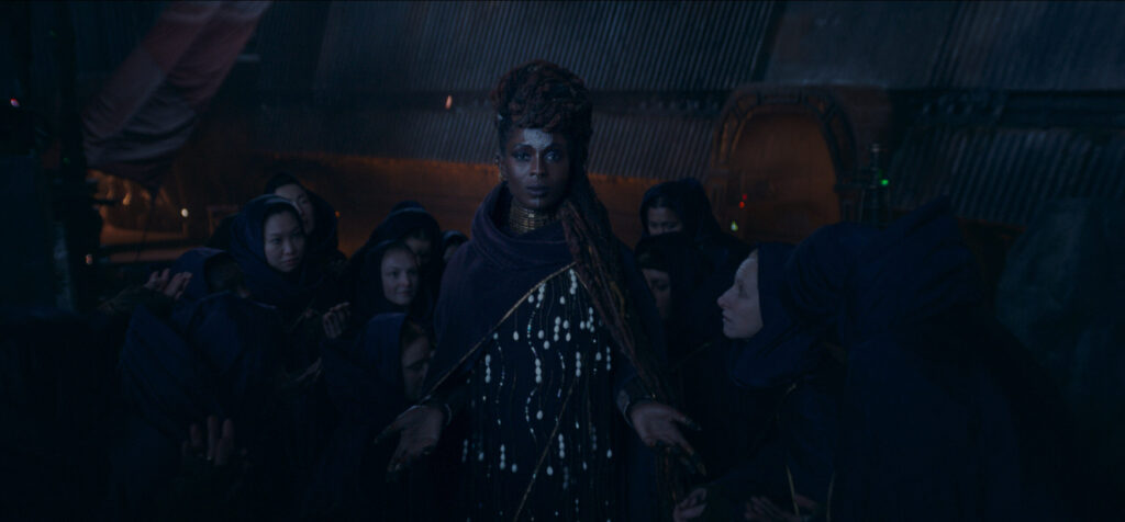 Mother Aniseya with Lesbian Witches in The Acolyte