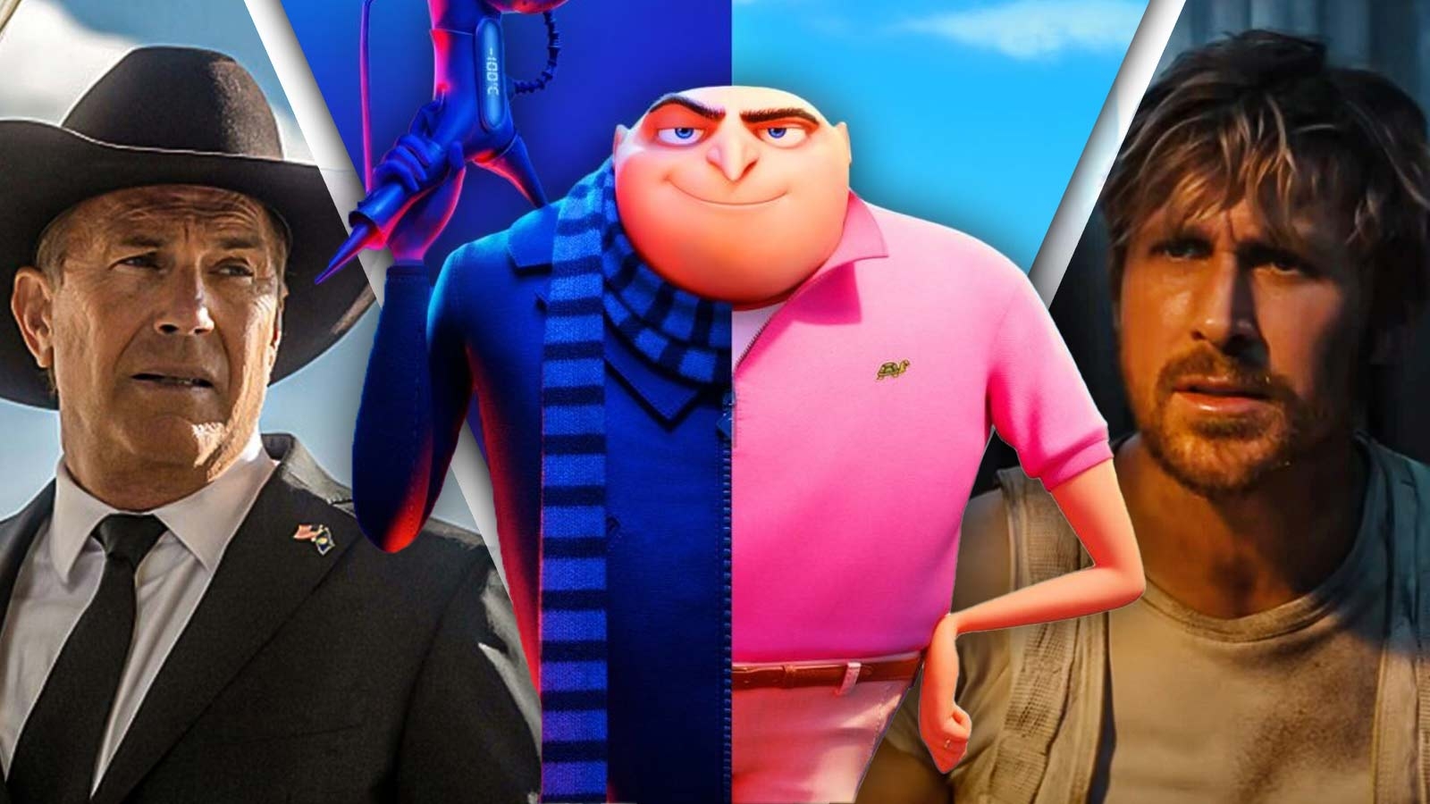 The Roaring Success of Steve Carell’s ‘Despicable Me 4’ is a Strong Sign For Both Kevin Costner and Ryan Gosling to Make a 180° Turn to Save Their Careers