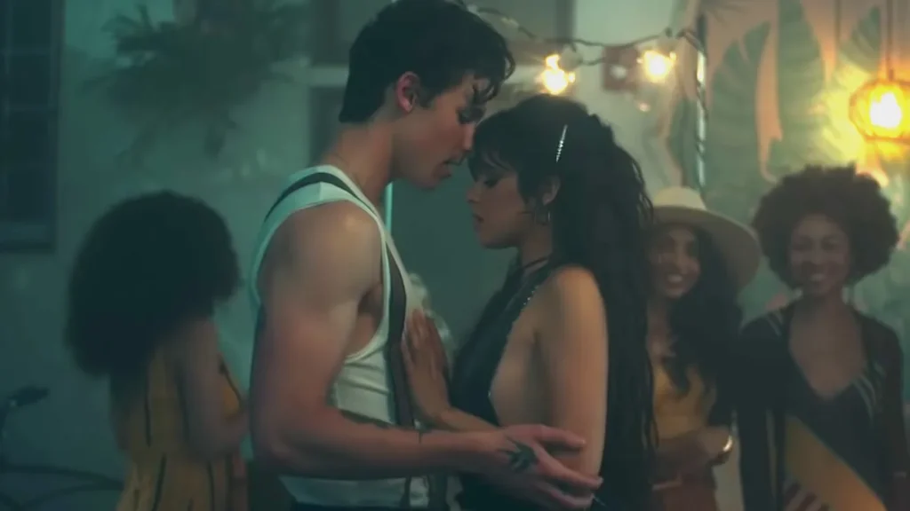 Shawn Mendes and Camila Cabello in Señorita (YouTube/Shawn Mendes)