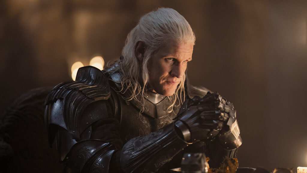 Matt Smith as Daemon Targaryen in House of the Dragon 