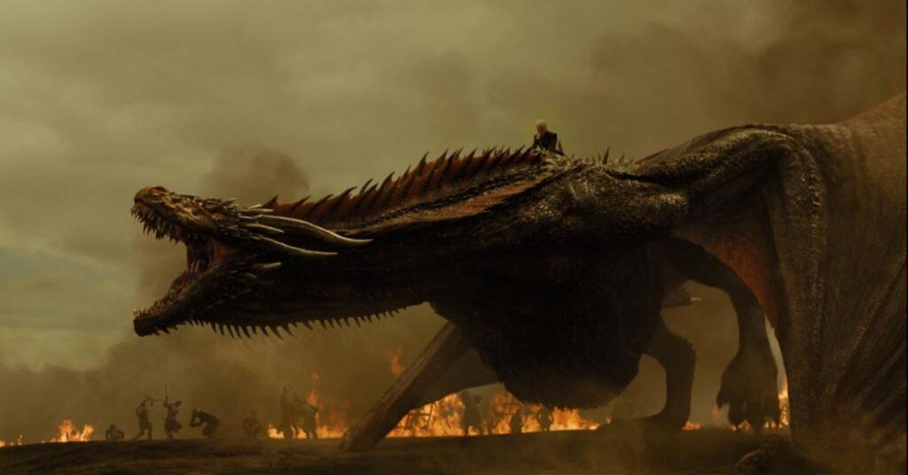 Drogon in Game of Thrones