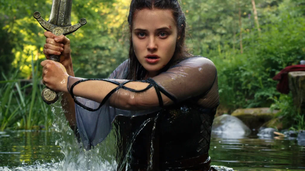 Katherine Langford in a still from Cursed 