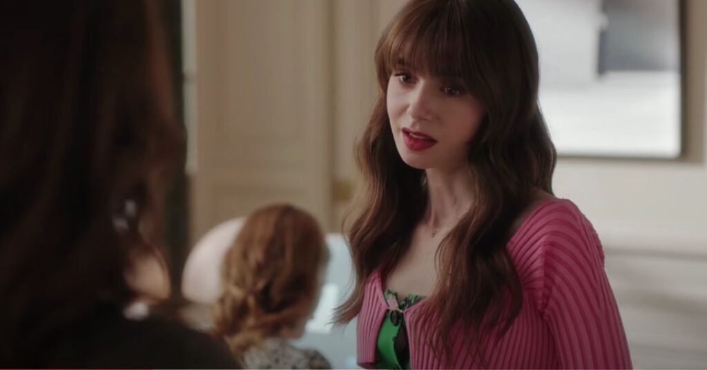 Lily Collins in Emily in Paris | Credits: Netflix