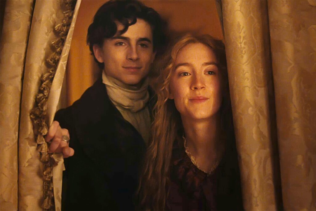 Saoirse Ronan and Timothée Chalamet