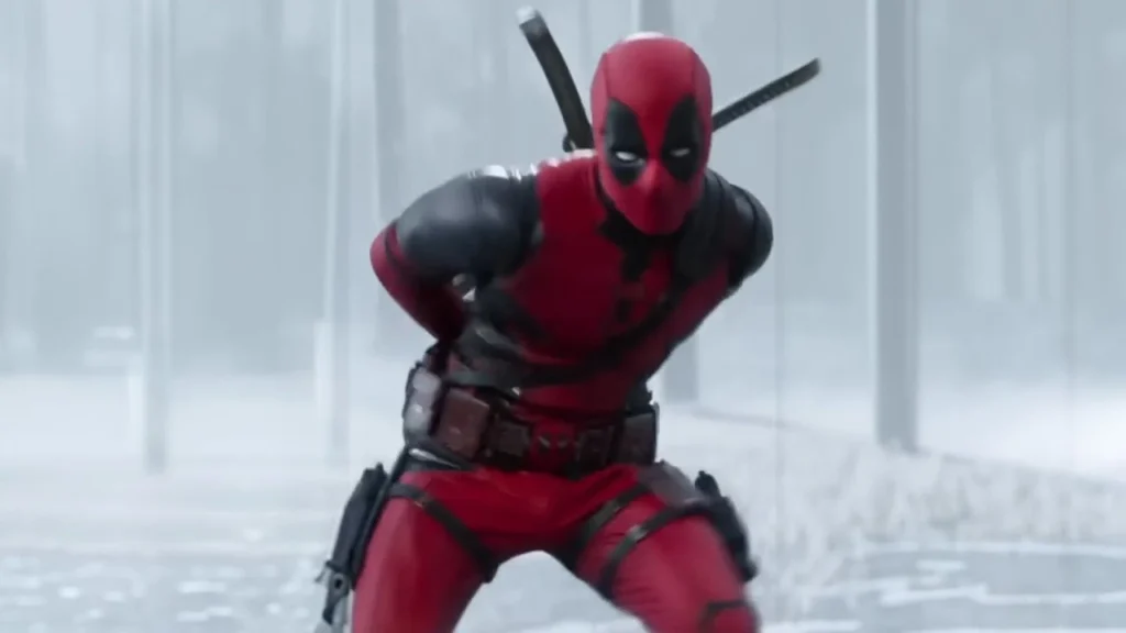 Wade Wilson dancing in Deadpool & Wolverine